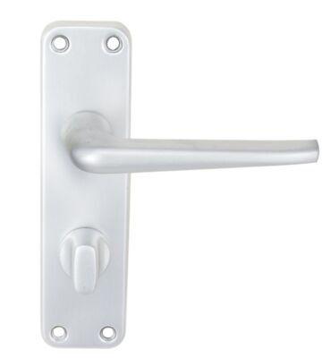 Carlisle Brass SAA21WC Aluminium Lever On Backplate – Bathroom/Privacy 152mm X 41mm – Pair