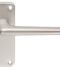 CARLISLE BRASS SAA22/BP ALUMINIUM LEVER ON BACKPLATE - LATCH   - PAIR