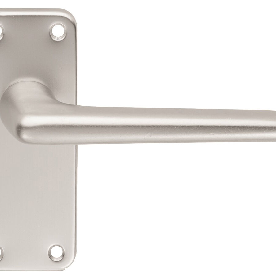 CARLISLE BRASS SAA22 ALUMINIUM LEVER ON BACKPLATE - LATCH 102MM X 41MM - PAIR