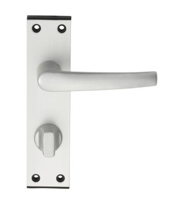 Carlisle Brass SAA60WC Aluminium Mial Lever On Backplate – Bathroom/Privacy 150mm X 38mm – Pair