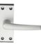 CARLISLE BRASS SAA61/BP ALUMINIUM MIAL LEVER ON BACKPLATE - LATCH 104 X 38MM - PAIR