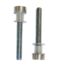 CARLISLE BRASS SBF1016BSS BOLT CAP FIXING PACK TO SUIT 16MM PULL HANDLE - PAIR