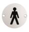 CARLISLE BRASS SEX1011SSS 76 X 1.5MM MALE SYMBOL - FACE FIX 