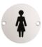 CARLISLE BRASS SEX1012SSS 76 X 1.5MM FEMALE SYMBOL - FACE FIX 