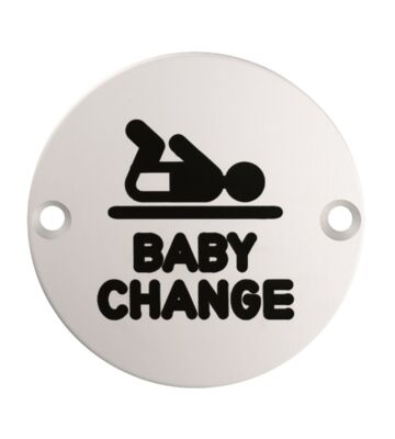 Carlisle Brass SEX1019SSS 76 X 1.5mm Baby Change Symbol – Face Fix