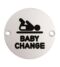CARLISLE BRASS SEX1019SSS 76 X 1.5MM BABY CHANGE SYMBOL - FACE FIX 