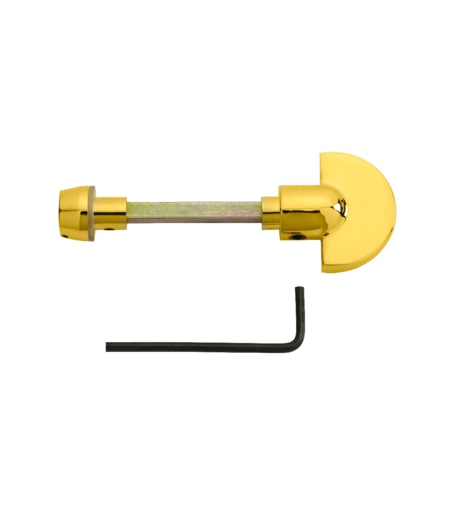 CARLISLE BRASS SP104PVD TURN & RELEASE FOR BATHROOM (4.9 X 67MM SPINDLE) TO SUIT 35-45MM DOORS  6MM - SET