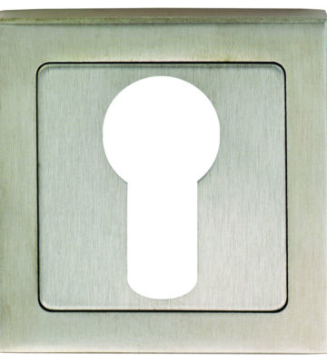 Carlisle Brass SSE1405SSS/Duo Escutcheon Euro Profile On Concealed Fix Square Rose G304 52 X 8