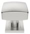 CARLISLE BRASS SSK1062SSS SQUARE MORTICE KNOB ON SQUARE SPRUNG ROSE G304  - SET