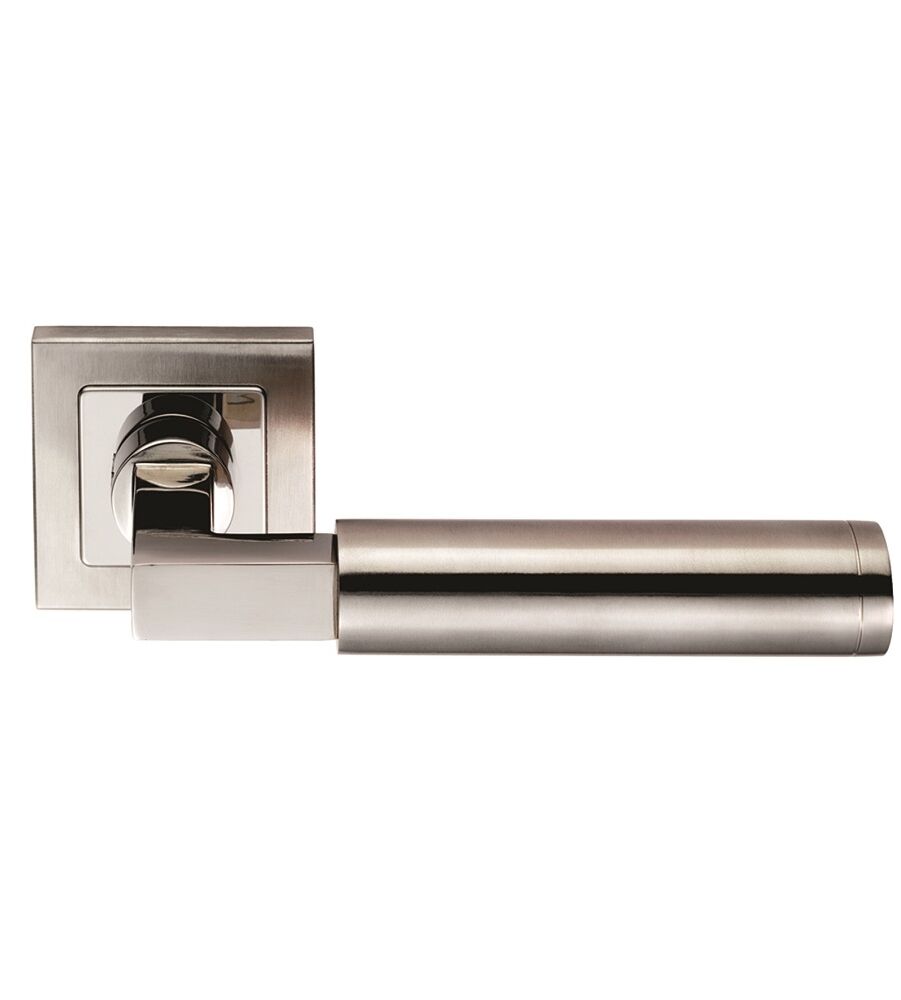 CARLISLE BRASS SSL1406DUO FAGUS DESIGNER LEVER ON SQUARE SPRUNG ROSE - HESO SPINDLE G304  - PAIR