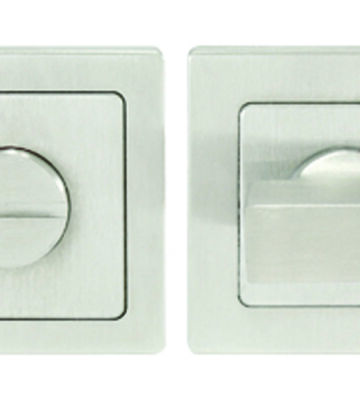 Carlisle Brass SST1415SSS Turn & Release On Concealed Fix Square Rose (52 X 8mm) – Set