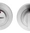 CARLISLE BRASS SW107-ISSS STEELWORX TURN & RELEASE ON CONCEALED FIX ROUND ROSE WITH INDICATOR (50MM X 6MM) - SET