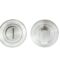 CARLISLE BRASS SW107SSS STEELWORX TURN & RELEASE ON CONCEALED FIX ROUND ROSE NO INDICATOR (50MM X 6MM) - SET