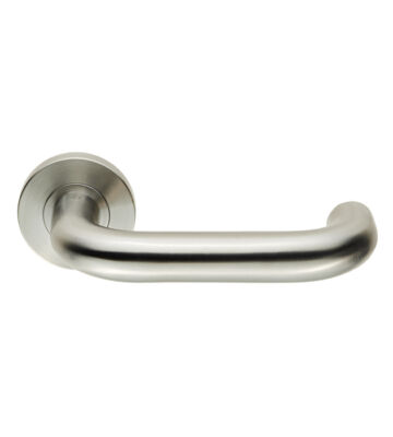 Carlisle Brass SW127SSS Steelworx 22mm Dia Safety Lever On 6mm Concealed Sprung Rose – Pair