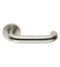 CARLISLE BRASS SW127SSS STEELWORX 22MM DIA SAFETY LEVER ON 6MM CONCEALED SPRUNG ROSE - PAIR