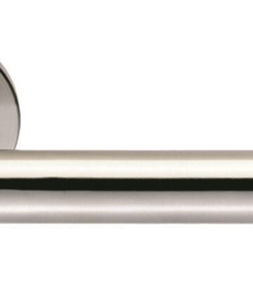 Carlisle Brass SW13SSS Steelworx 19mm Dia Mitred Lever On Concealed Bearing Rose G316 – Pair