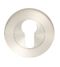 CARLISLE BRASS SW4102SSS STEELWORX - ESCUTCHEON EURO PROFILE ON CONCEALED FIX THREADED ROUND ROSE 53 X 8
