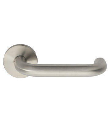 Carlisle Brass SW4123X/Sss/G304 Steelworx 304 Grade 19mm Safety Lever On 53 X 8mm Push On Rose Sprung En1906 Grade 4 – Pair