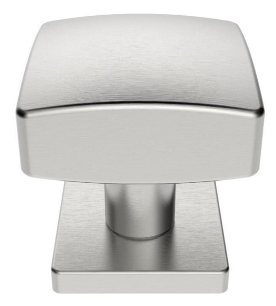 CARLISLE BRASS SWE1062SSS STEELWORX SQUARE CENTRE DOOR KNOB ON CONCEALED FIX SQUARE ROSE