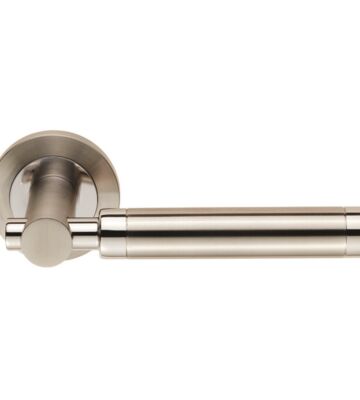 Carlisle Brass SWL1006DUO Steelworx Astoria Lever On Concealed Fix Round Rose – Pair
