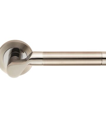 Carlisle Brass SWL1009DUO Steelworx Lucerna Lever On Concealed Fix Round Rose – Pair