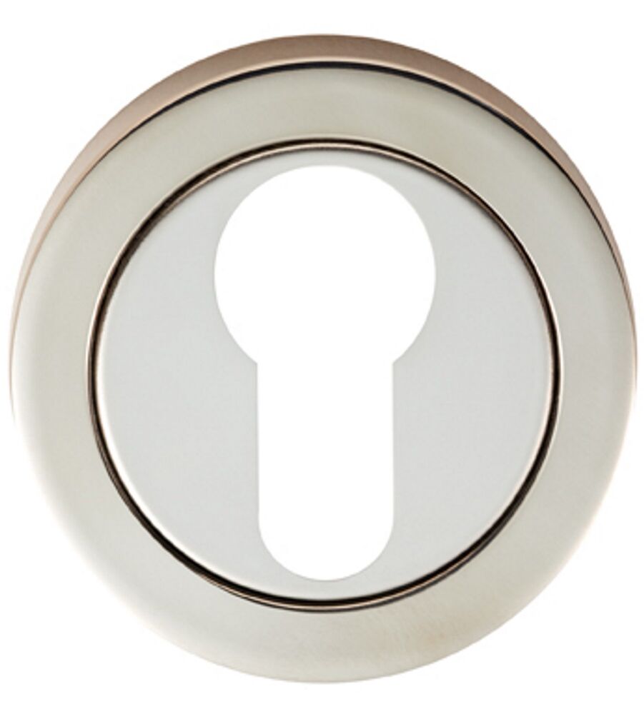 CARLISLE BRASS SWL102BSS ESCUTCHEON - EURO PROFILE ON CONCEALED FIX ROUND ROSE 52 X 7