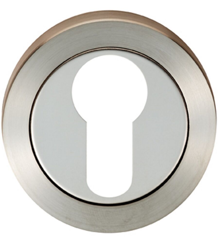 CARLISLE BRASS SWL102DUO ESCUTCHEON - EURO PROFILE ON CONCEALED FIX ROUND ROSE 52 X 7