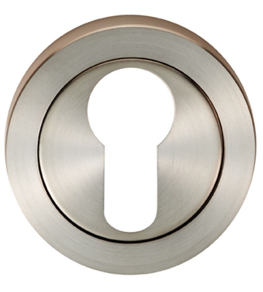 CARLISLE BRASS SWL102SSS ESCUTCHEON - EURO PROFILE ON CONCEALED FIX ROUND ROSE 52 X 7