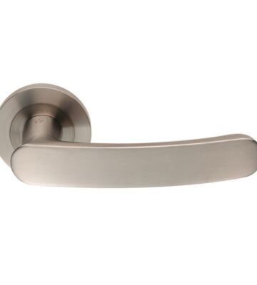 Carlisle Brass SWL1132SSS Steelworx Berlino Lever On Concealed Fix Round Rose – Pair