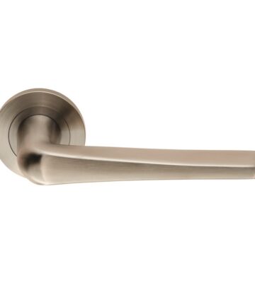 Carlisle Brass SWL1160SSS Steelworx Plaza Lever On Concealed Fix Round Rose – Pair