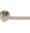 CARLISLE BRASS SWL1161SSS STEELWORX LUBECCA LEVER ON CONCEALED FIX ROUND ROSE - PAIR