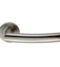 CARLISLE BRASS SWL1165SSS STEELWORX SCIMITAR LEVER ON CONCEALED FIX ROUND ROSE - PAIR