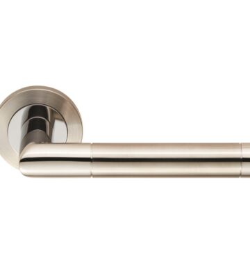 Carlisle Brass SWL1192DUO Steelworx Treviri Lever On Concealed Fix Round Rose – Pair
