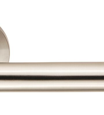 Carlisle Brass SWL1194SSS Steelworx Philadelphia Lever On Concealed Fix Round Rose – Pair