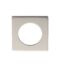 CARLISLE BRASS SWR1137BSS STEELWORX OUTER SQUARE ROSE FOR SWL LEVERS 52 X 52