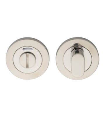 Carlisle Brass SWT1016-IBSS Steelworx Swl Turn & Release On Concealed Fix Round Rose With Indicator – Set