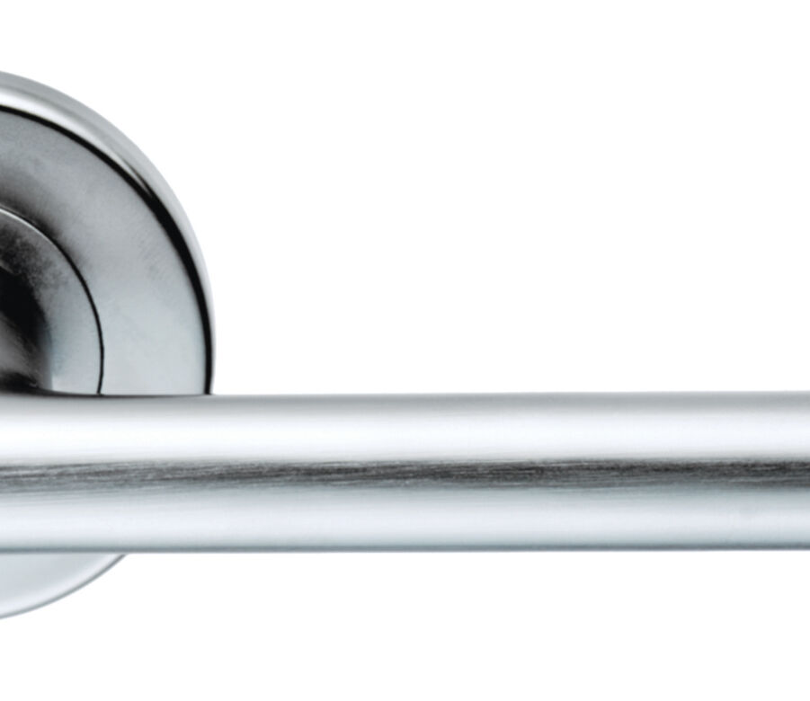 CARLISLE BRASS SZC010SC/BP SEROZZETTA UNO LEVER ON CONCEALED FIX PUSH ON ROUND ROSE  52MM - PAIR