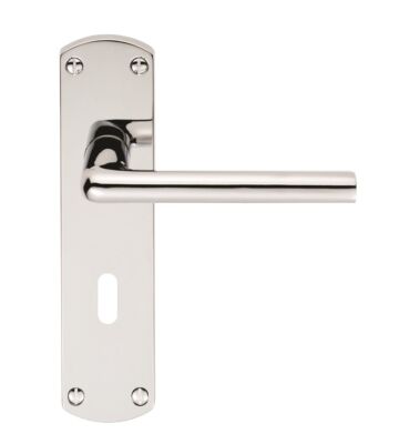 Carlisle Brass SZC011CP/BP Serozzetta Uno Lever On Backplate – Lock 57mm C/C 42mm X 170mm – Pair