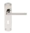 CARLISLE BRASS SZC011CP SEROZZETTA UNO LEVER ON BACKPLATE - LOCK 57MM C/C  42MM X 170MM - PAIR