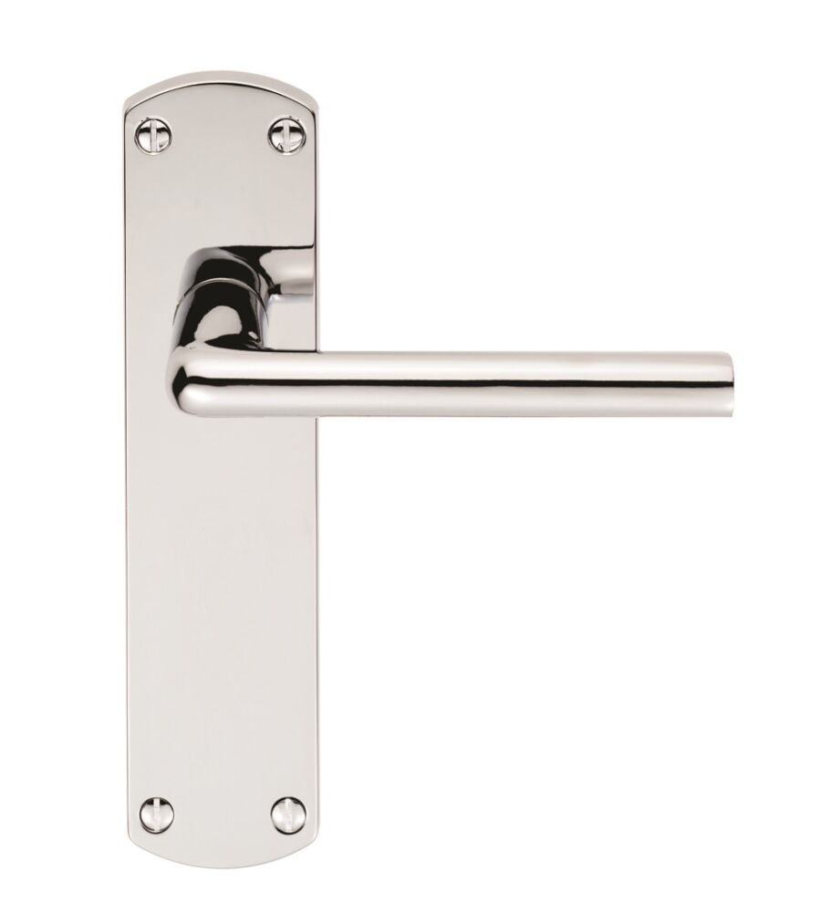 CARLISLE BRASS SZC012CP/BP SEROZZETTA UNO LEVER ON BACKPLATE - LATCH   42MM X 170MM - PAIR