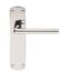 CARLISLE BRASS SZC012CP SEROZZETTA UNO LEVER ON BACKPLATE - LATCH   42MM X 170MM - PAIR