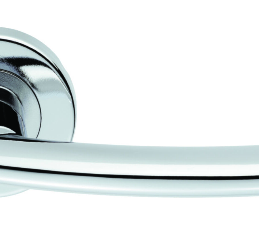 CARLISLE BRASS SZC020CP SEROZZETTA DOS LEVER ON CONCEALED FIX PUSH ON ROUND ROSE  52MMDIA - PAIR