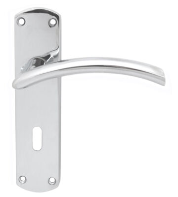 Carlisle Brass SZC031CP/BP Serozzetta Tres Lever On Backplate – Lock 57mm C/C 42mm X 170mm – Pair