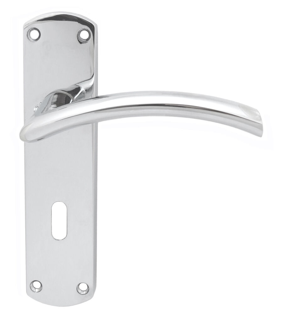 CARLISLE BRASS SZC031CP/BP SEROZZETTA TRES LEVER ON BACKPLATE - LOCK 57MM C/C  42MM X 170MM - PAIR