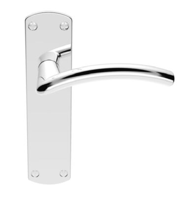 Carlisle Brass SZC032CP Serozzetta Tres Lever On Backplate – Latch 42mm X 170mm – Pair