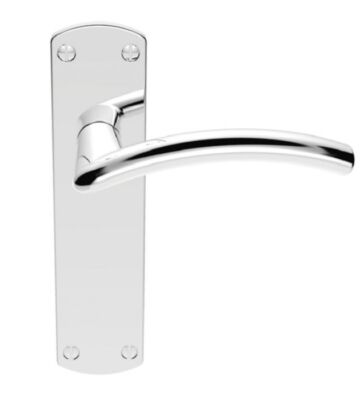 Carlisle Brass SZC032CP/BP Serozzetta Tres Lever On Backplate – Latch 42mm X 170mm – Pair