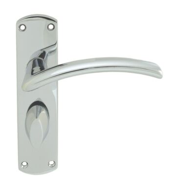 Carlisle Brass SZC033CP Serozzetta Tres Lever On Backplate – Bathroom 57mm C/C 42mm X 170mm – Pair