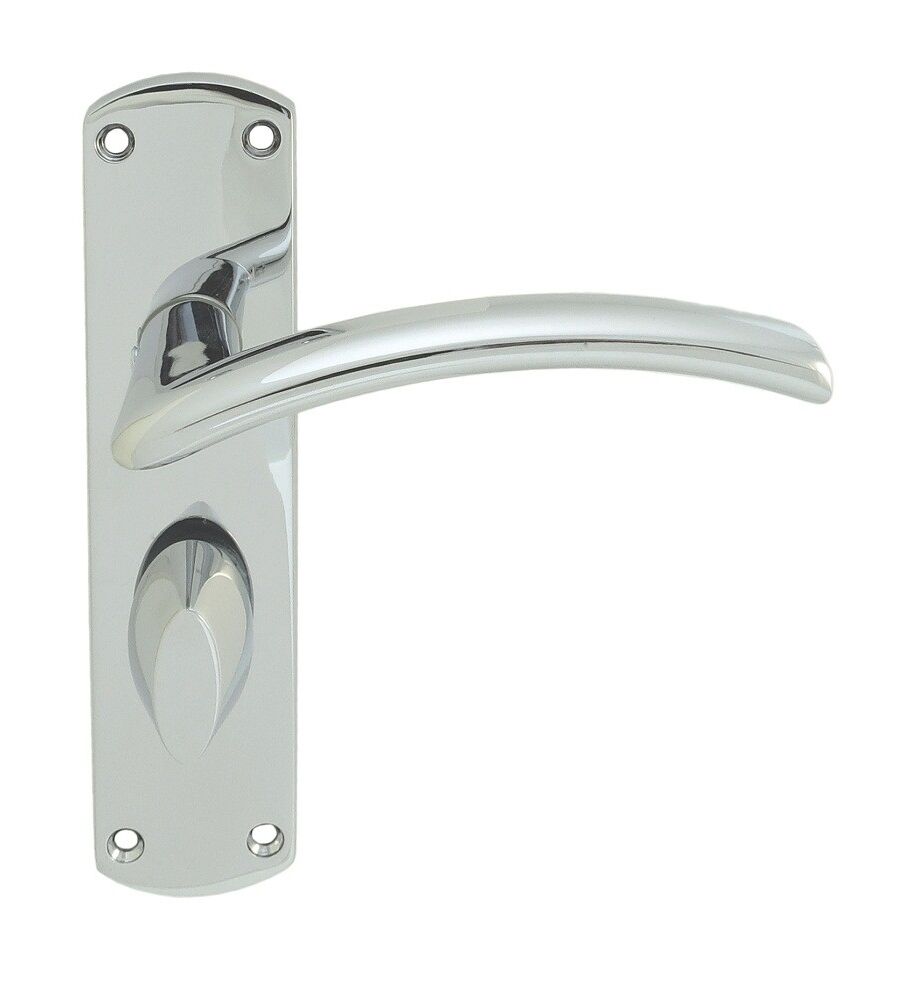 CARLISLE BRASS SZC033CP SEROZZETTA TRES LEVER ON BACKPLATE - BATHROOM 57MM C/C  42MM X 170MM - PAIR