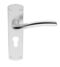 CARLISLE BRASS SZC041YSC SEROZZETTA CUATRO LEVER ON BACKPLATE - LOCK EURO PROFILE 47.5MM C/C  42MM X 170MM - PAIR