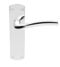 CARLISLE BRASS SZC042CP SEROZZETTA CUATRO LEVER ON BACKPLATE - LATCH   42MM X 170MM - PAIR